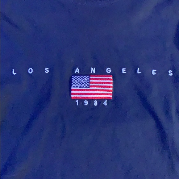 Brandy Melville Los Angeles 1984 crop top - Picture 2 of 3